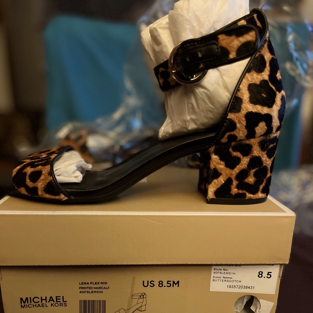 Cheetah Print MK Sandal